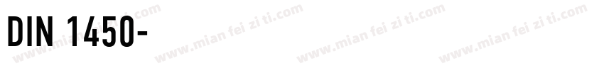 DIN 1450字体转换